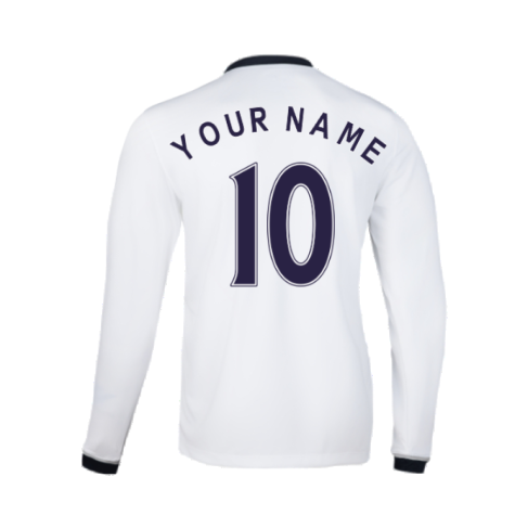 2015-2016 Tottenham Long Sleeve Home Shirt (Your Name)