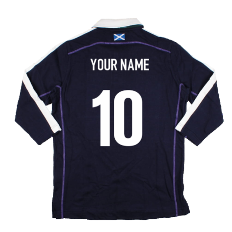 2016-2017 Scotland Rugby Home Cotton Shirt (Ladies) (Your Name)
