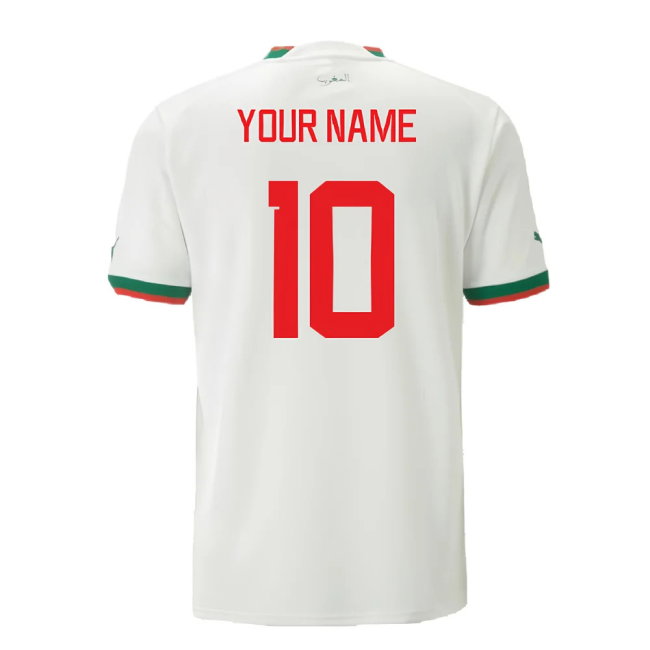 2022-2023 Morocco Away Shirt (Your Name)