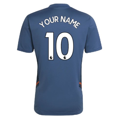 2022-2023 Man Utd Training Shirt (Blue) (Your Name)
