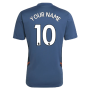 2022-2023 Man Utd Training Shirt (Blue) (Your Name)