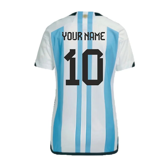 2022-2023 Argentina Home Shirt (Ladies) (Your Name)