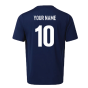 2022-2023 Saracens SS Training Tee (Navy) (Your Name)