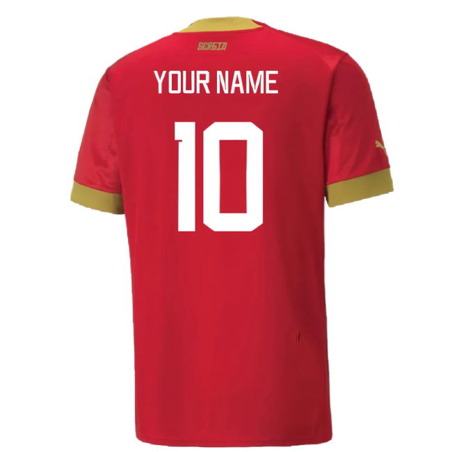 2022-2023 Serbia Home Shirt (Your Name)