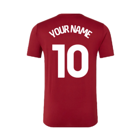 2022-2023 Charlton Training Shirt (Red) (Your Name)