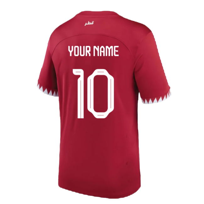 2022-2023 Qatar Home Shirt (Your Name)