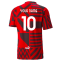 2022-2023 AC Milan Pre-Match Jersey (Black-Red) - Kids (Your Name)