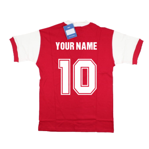 Arsenal Home 1970s Short Sleeve Shirt (Your Name)