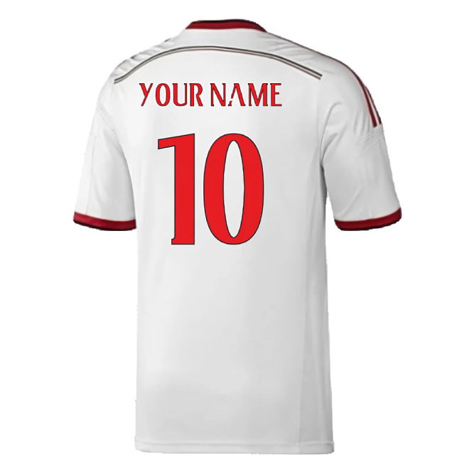 2014-2015 AC Milan Away Shirt (Your Name)