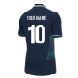 Scotland RWC 2023 Bodyfit Home Rugby Shirt (Your Name)