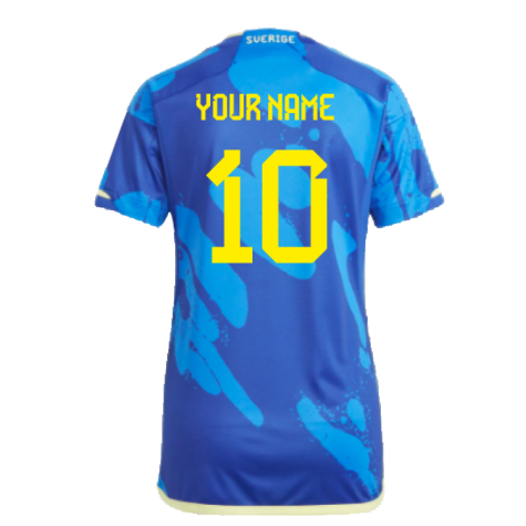 2023-2024 Sweden Away Shirt (Ladies) (Your Name)
