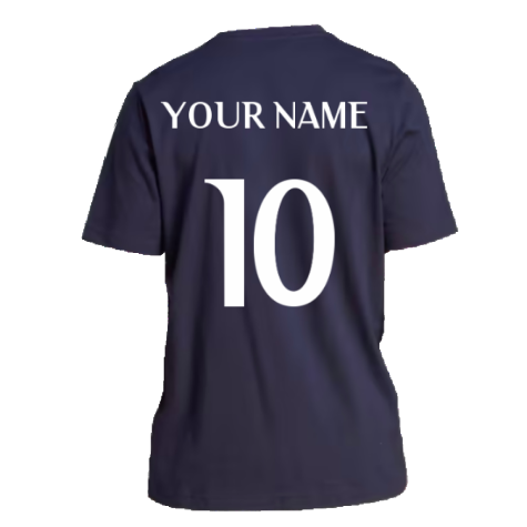 2023-2024 Real Madrid DNA Graphic Tee (Legend Ink) (Your Name)