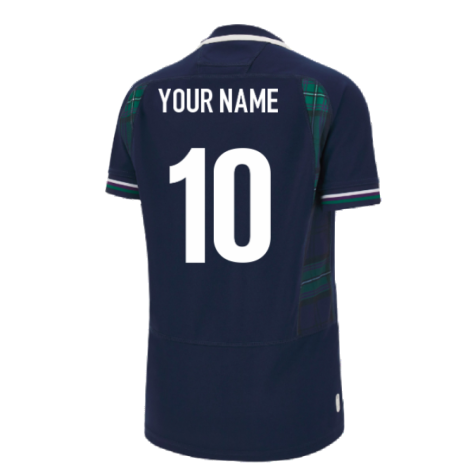 Scotland RWC 2023 Home Rugby Poly Replica Shirt (Ladies) (Your Name)