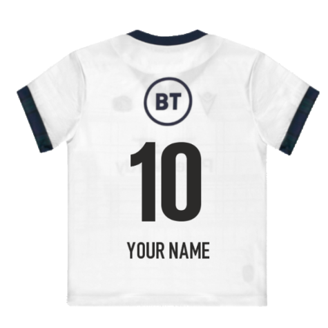 2023-2024 Scotland Away Little Kids Rugby Shirt (Your Name)
