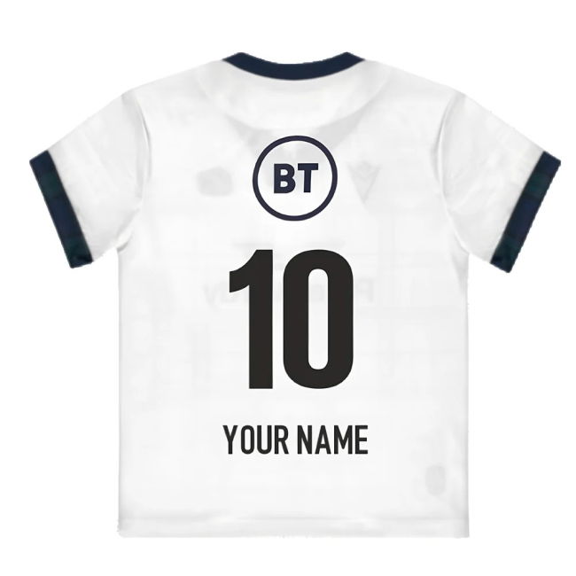 2023-2024 Scotland Away Little Kids Rugby Shirt (Your Name)