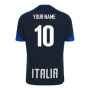 2023-2024 Italy Rugby Training Shirt (Navy) (Your Name)