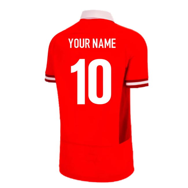 Wales RWC 2023 Home Welsh Rugby Shirt Special Edition (Your Name)