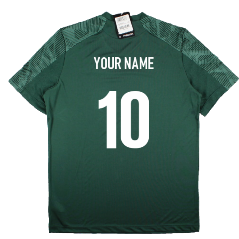 2023-2024 Samoa Rugby Poly Dry Shirt (Green) (Your Name)