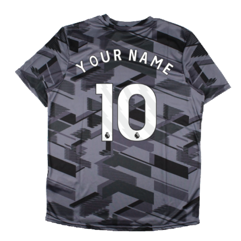2023-2024 Burnley Warm Up Jersey (Carbon) (Your Name)