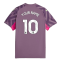 2023-2024 Man City Goalkeeper Shirt (Purple Charcoal) - Kids (Your Name)