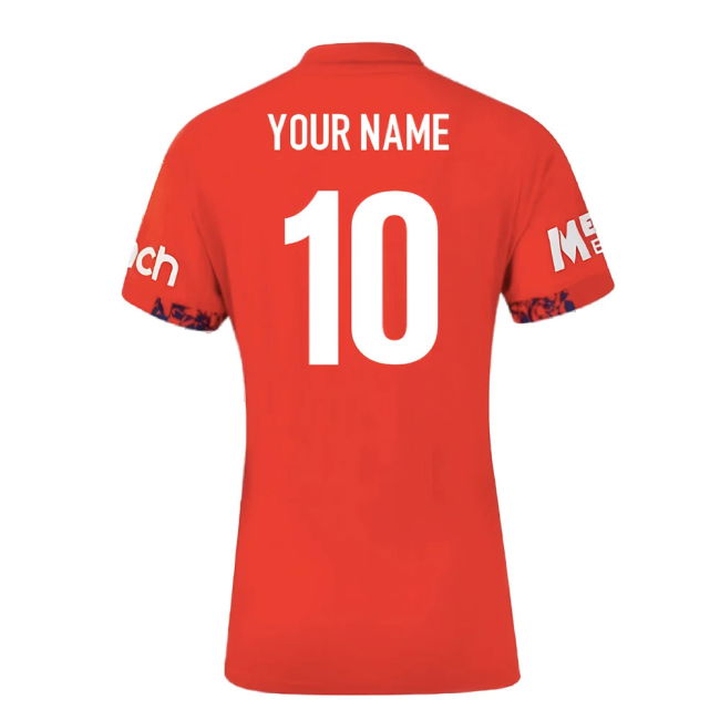 2024 England Cricket T20 Replica S/S T-Shirt (Womens) (Your Name)