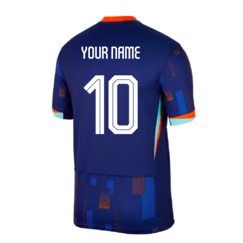 2024-2025 Netherlands Away Shirt (Your Name)