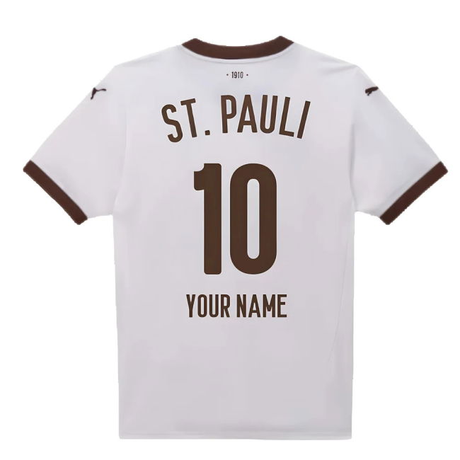2024-2025 St Pauli Away Shirt (Your Name)