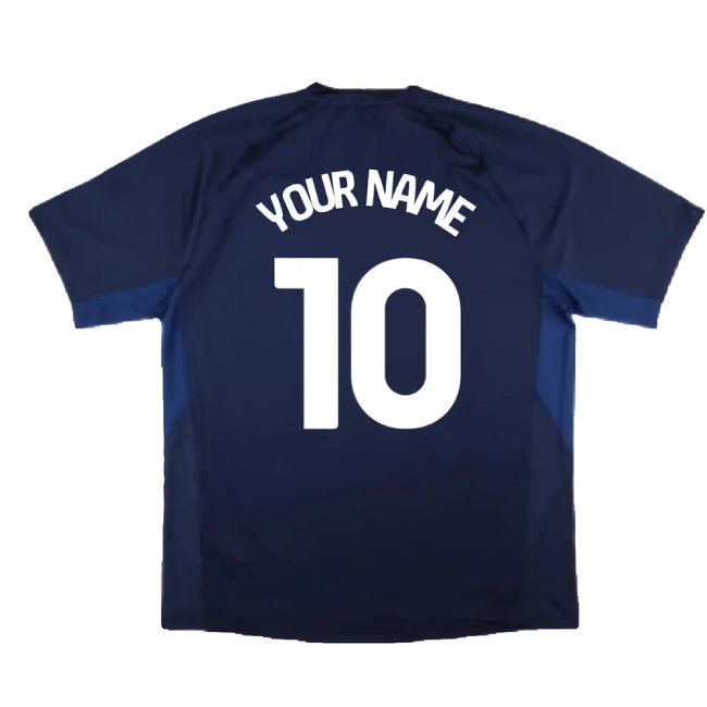 2024-2025 Preston North End Training Shirt (Navy) (Your Name)