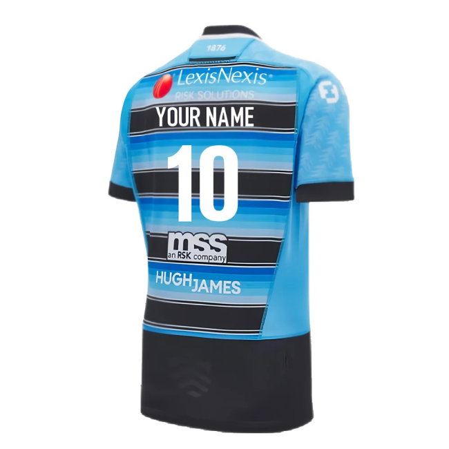 2024-2025 Cardiff Blues Rugby Home Slim Body Fit Shirt (Your Name)