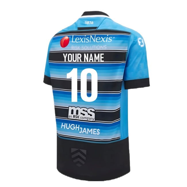 2024-2025 Cardiff Blues Home Rugby Replica Shirt (Kids) (Your Name)