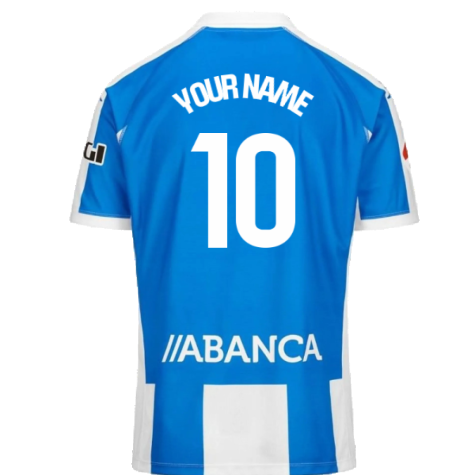 2024-2025 Deportivo La Coruna Home Shirt (Your Name)