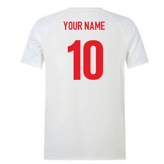 2024-2025 British and Irish Lions Superlight Tee (Cream) (Your Name)
