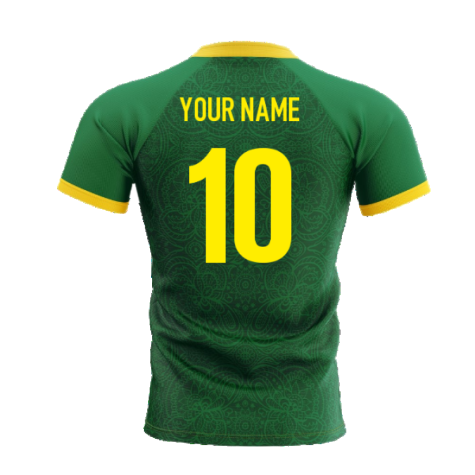 2024-2025 Springboks South Africa Home Rugby Concept Shirt Adult Short Sleeve (Your Name)