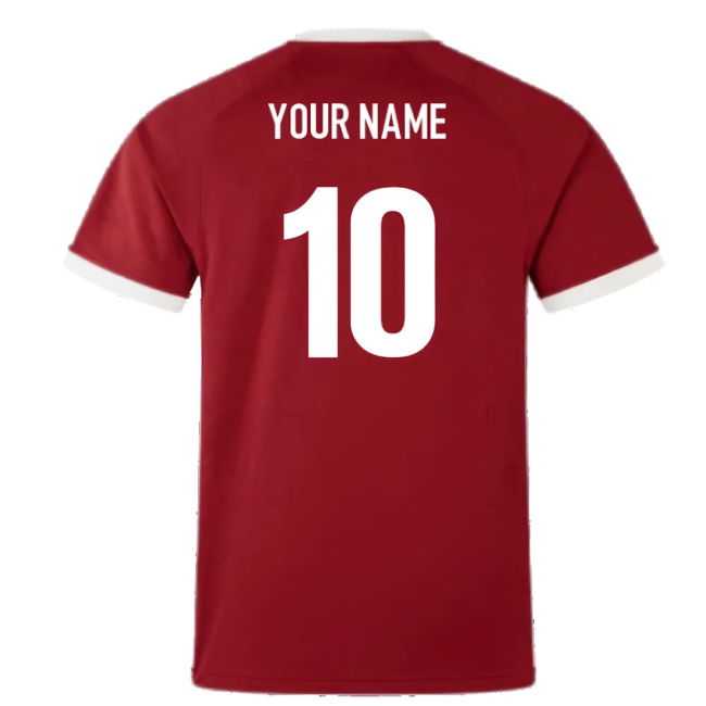 2025 British & Irish Lions Home Rugby Replica Jersey (Your Name)