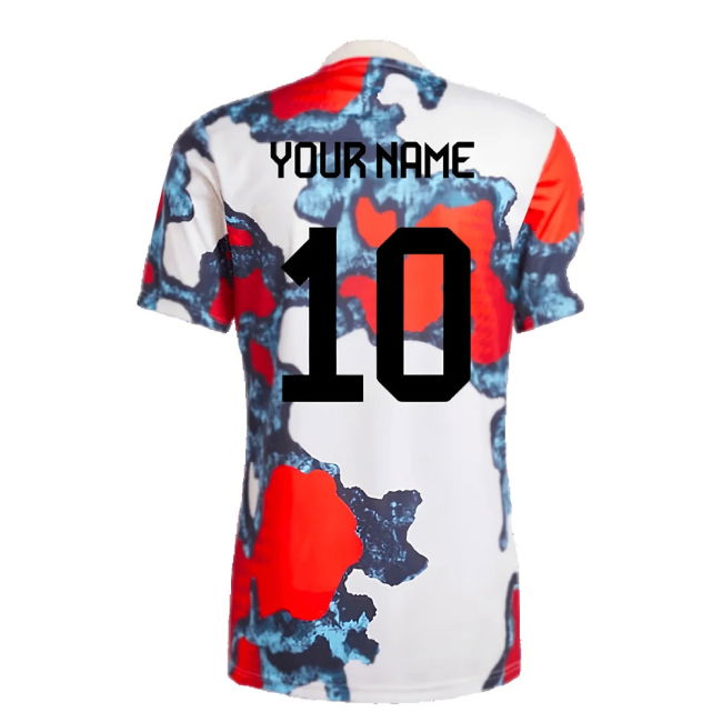 2024-2025 Bayern Munich Pre-Match Shirt (White) (Your Name)