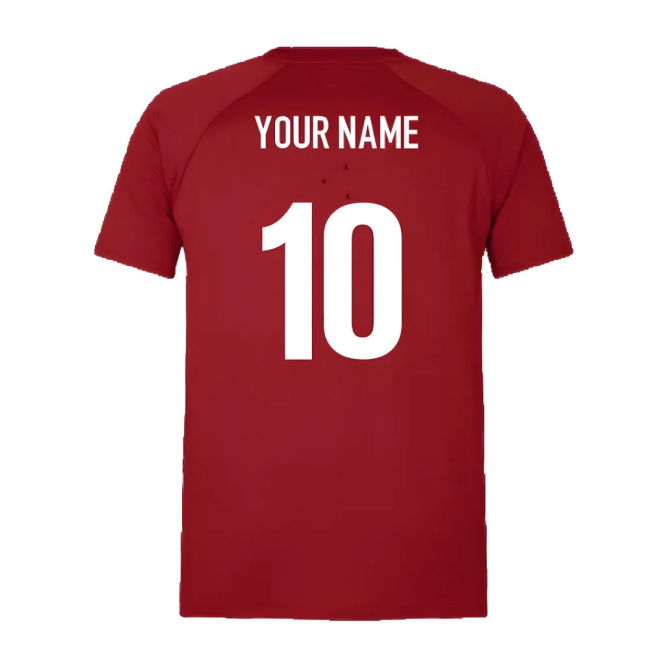 2025 British & Irish Lions Everest Tee (Red) (Your Name)