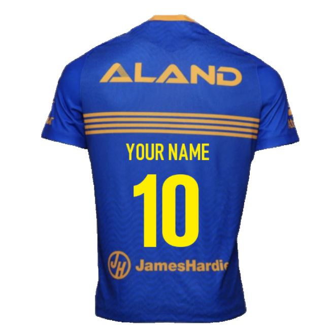 2025 Parramatta Eels Rugby Run Out Shirt (Blue) (Your Name)