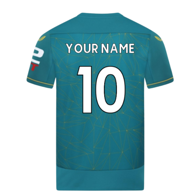 2022-2023 Wolves Away Shirt (Your Name)