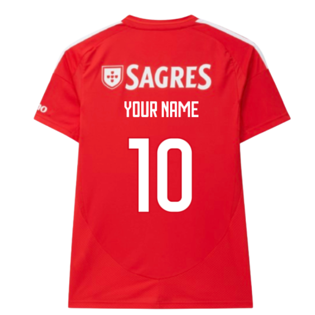 2024-2025 Benfica Home Shirt (No Sponsor) (Your Name)