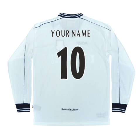 1997-1999 Tottenham Home LS Pony Retro Shirt (Your Name)