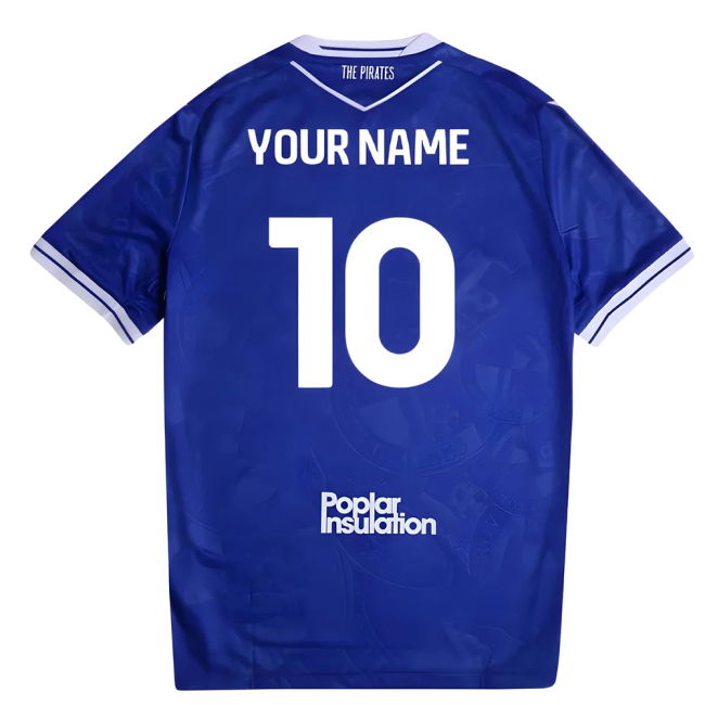 2025-2026 Bristol Rovers Home Shirt (Your Name)