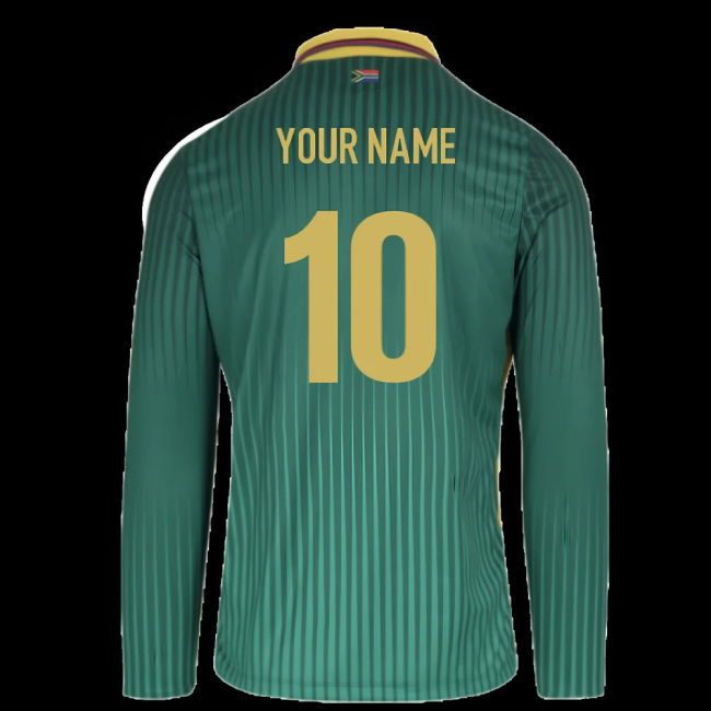 2025-2026 CSA Proteas Match Day ODI Long Sleeve Cricket Shirt (Your Name)