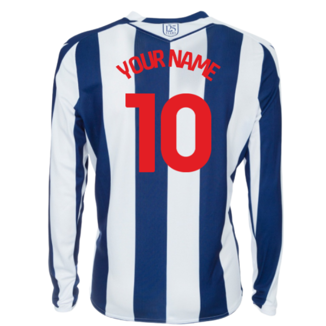 2025-2026 West Brom WBA Home Shirt LS (Your Name)