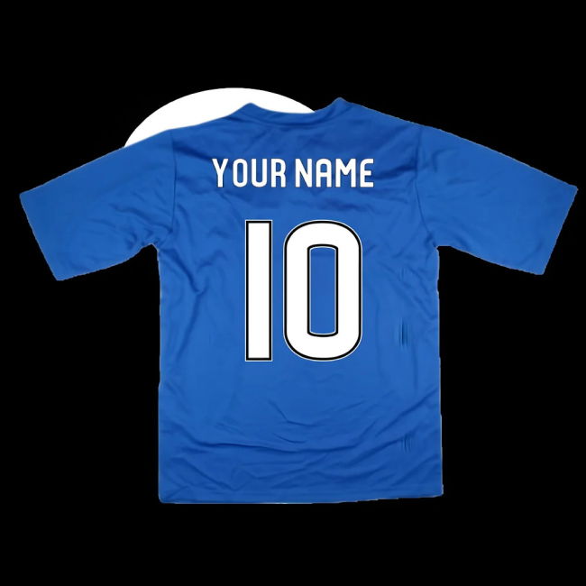2015-2016 Airdrie Training Shirt Blue (Your Name)