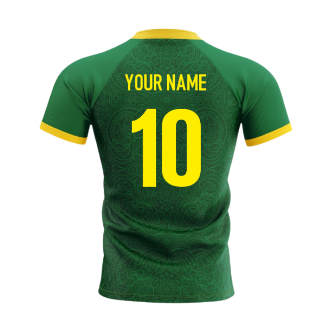 2025-2026 Springboks South Africa Home Rugby Shirt Adult Long Sleeves (Your Name)