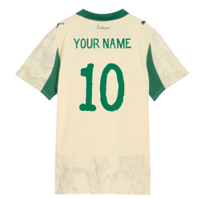 2025-2026 KIDSUPER x SE Palmeiras CWC Shirt (Vanilla) - Womens (Your Name)