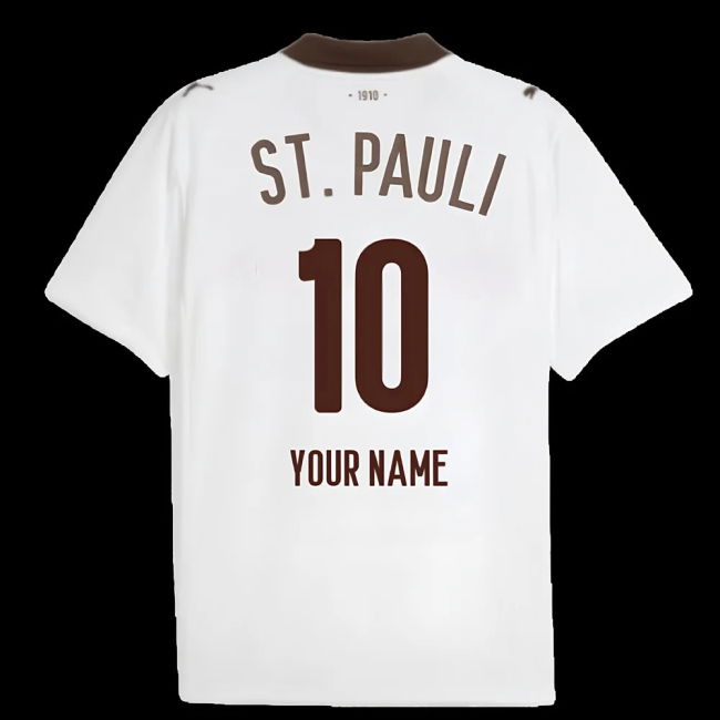 2025-2026 St Pauli Away Shirt (Your Name)