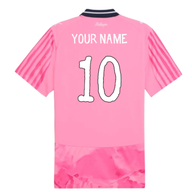 2025-2026 KIDSUPER x CF Monterrey Goalkeeper CWC Shirt (Pink) (Your Name)