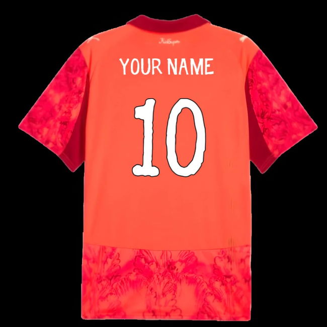 2025-2026 KIDSUPER x SE Palmeiras CWC Shirt (Glowing Red) (Your Name)