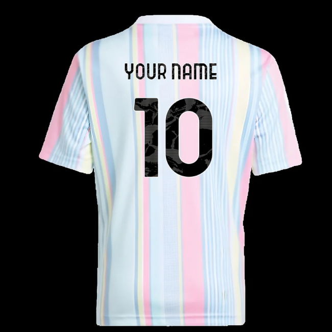 2025-2026 Juventus Pre-Match Shirt (White) - Kids (Your Name)